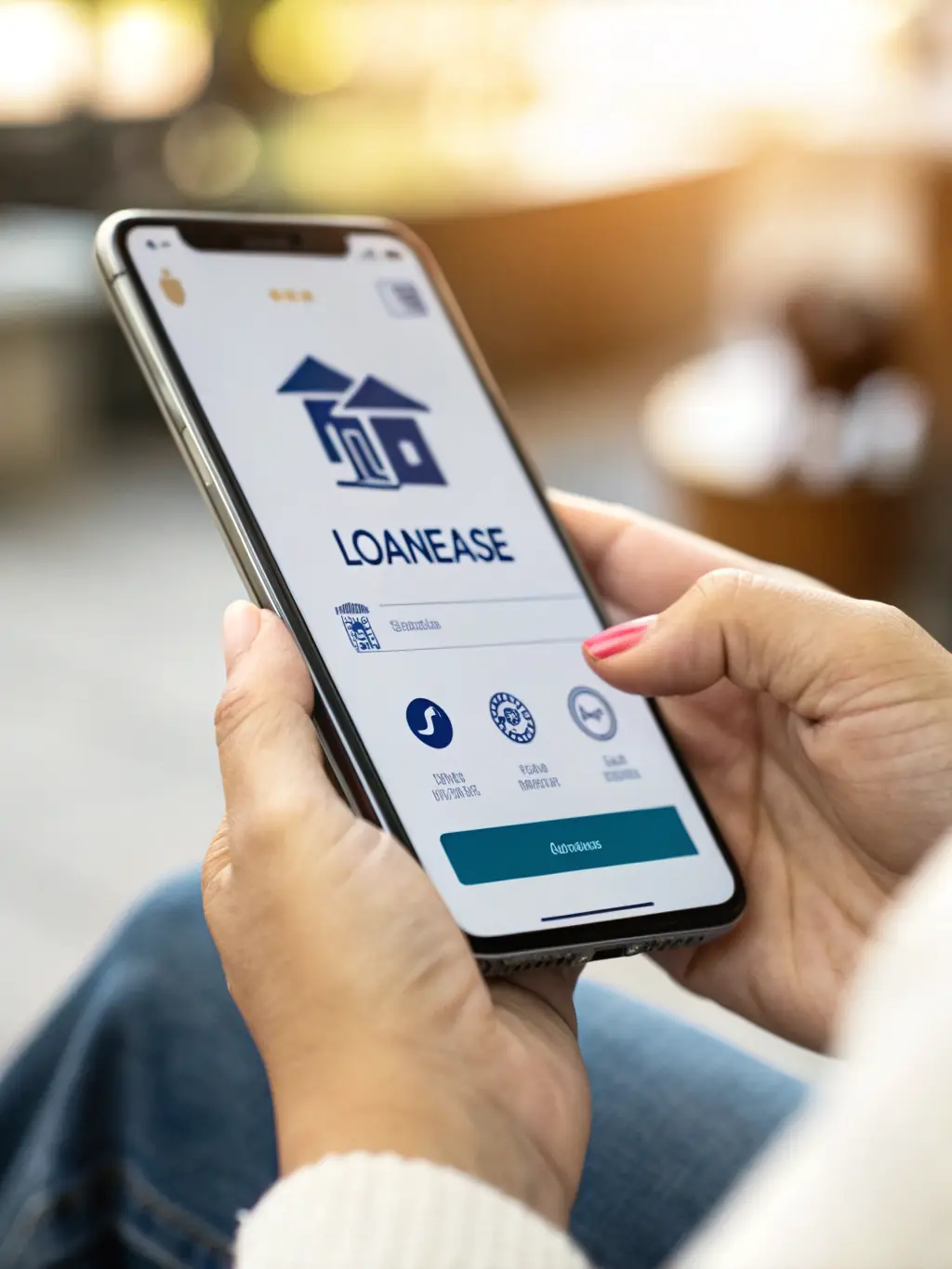 An image of a person receiving emergency funds via mobile transfer, illustrating speed and convenience.